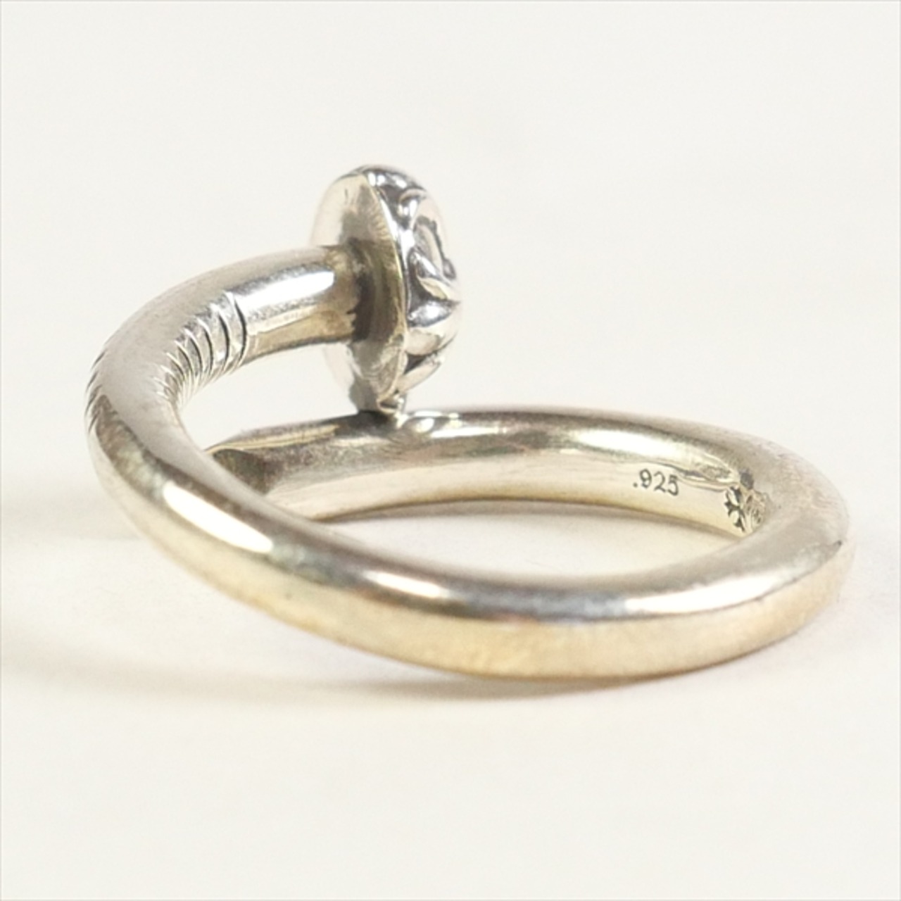 Size【13号】 CHROME HEARTS クロム・ハーツ NAIL RING CRSBL ネイル 