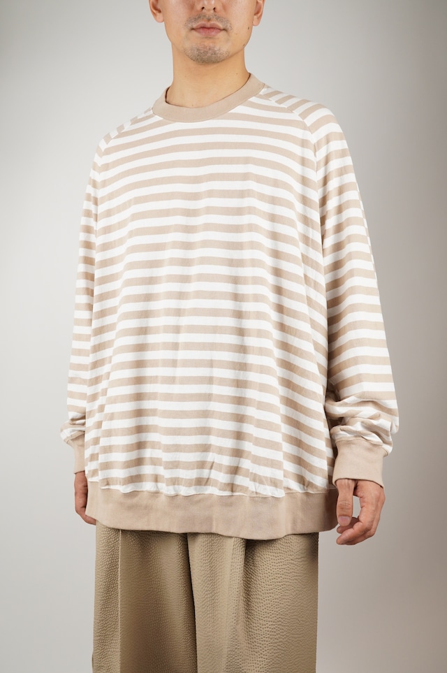 MAINU/Strips Big Long Sleeves T-Shirt