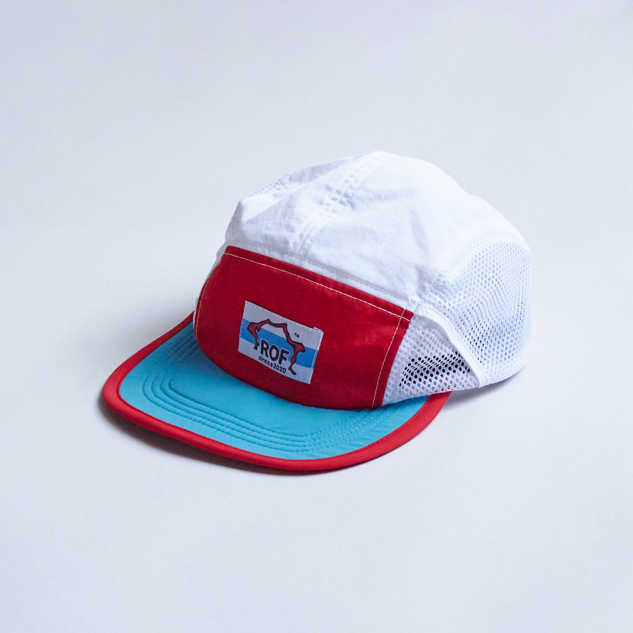ROF|UV Cut 5Panel UL Cap トリコロール(ユーブイカット ファイブパネル ULキャップ)