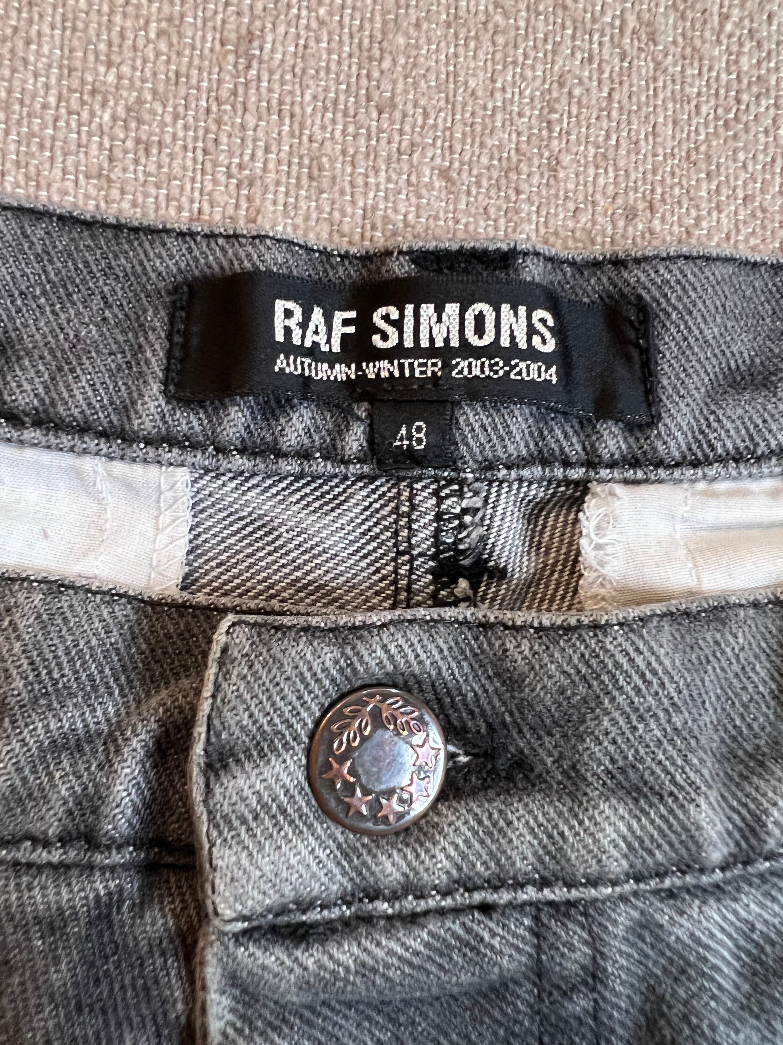 2003AW RAF SIMONS WIDE DENIM PANTS | MIKOTONORI.