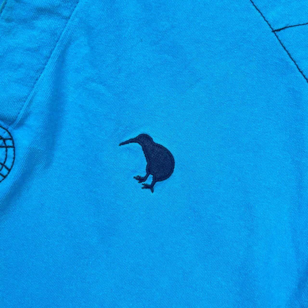 CANTERBURY OF NEW ZEALAND カンタベリー 半袖 ラガーシャツ ポロシャツ L/ブルー メンズ