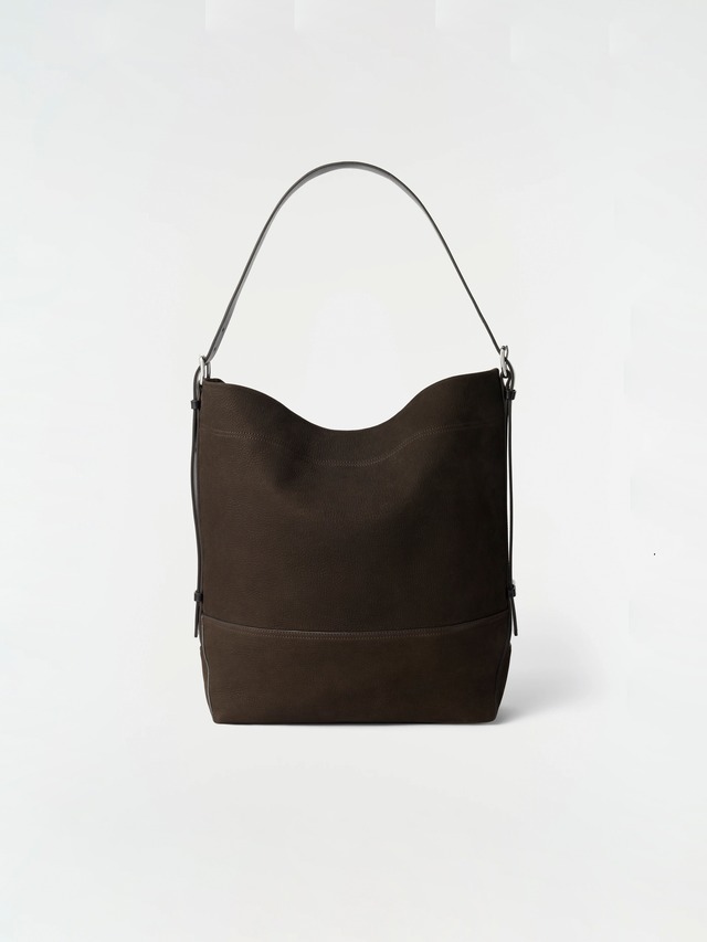 LEMAIRE　BELTED TOTE BAG　EBONY BROWN　BG0153 LL0189