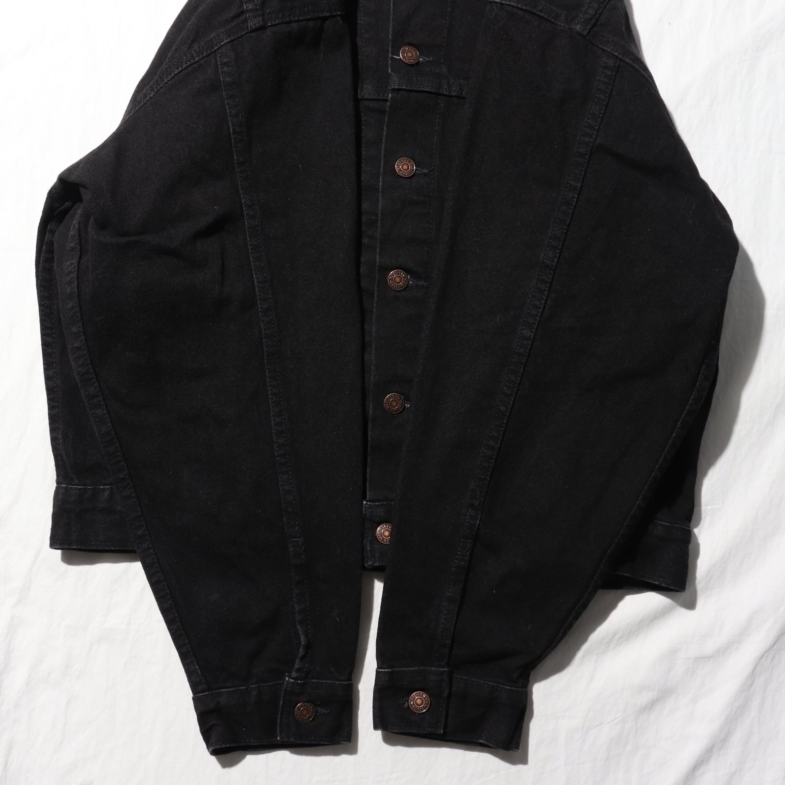 極美品 M USA Levi's 70507 92年 サルファーブラック デニムジャケット