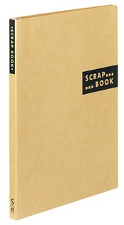 コクヨ(KOKUYO) ファイル スクラップブック スパイラルとじ 固定式 A4 40枚 茶 ラ-410S