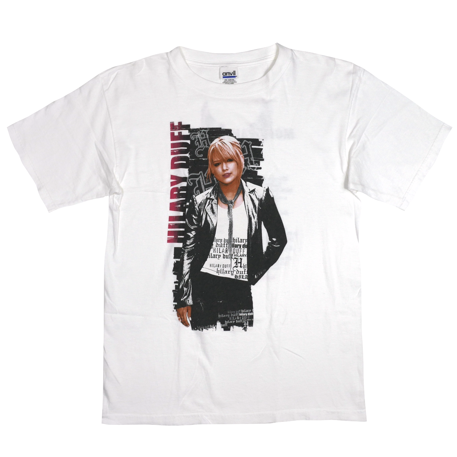 USED【M】00s Hilary Duff 2004 Most Wanted Tour Tee / Anvil