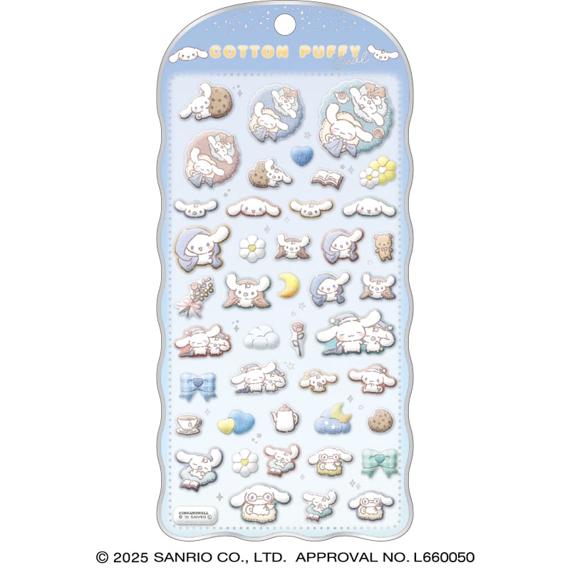 サンリオキャラクターズ コットンパフィーシール | シール専門店 MIMI