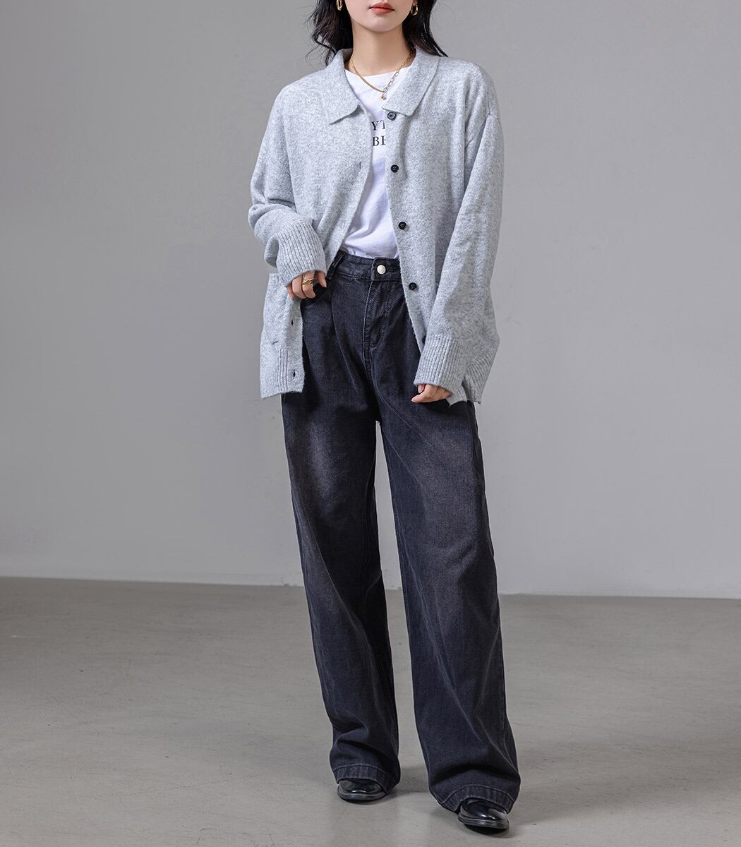 宅配便】ポロニットカーディガン／tops2144 | DAY CLOSET｜ レディース