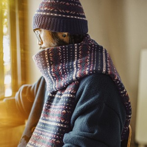 【Set Items】 Fair Isle Scarf & Beanie / フェア アイル マフラー & ニット帽 セット