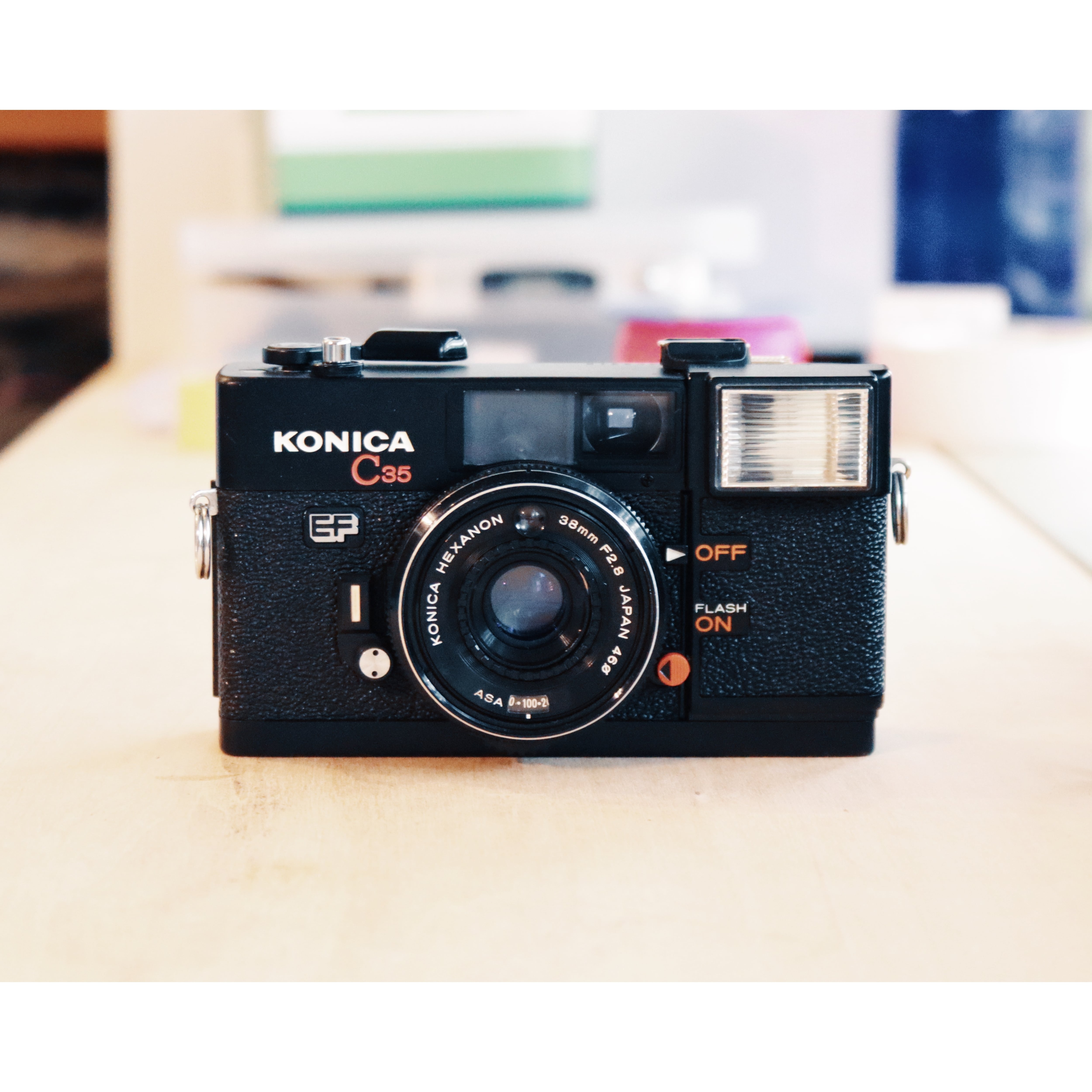 □5★超極上品★完動品★コニカ KONICA C35 EF#220291