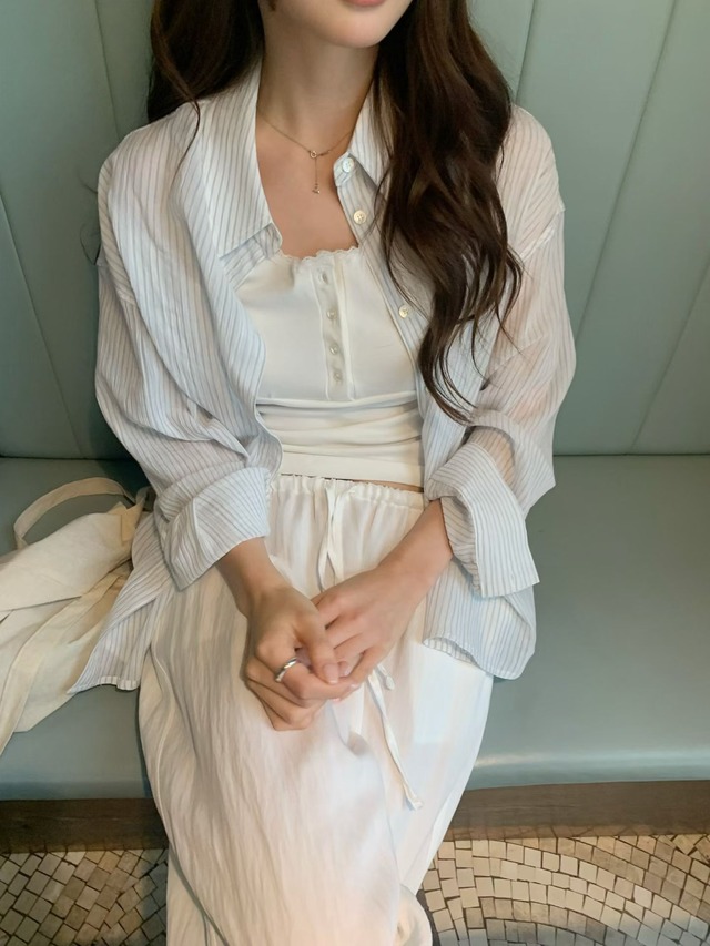 (予約) vegetable / Venis lace sleeveless 2color