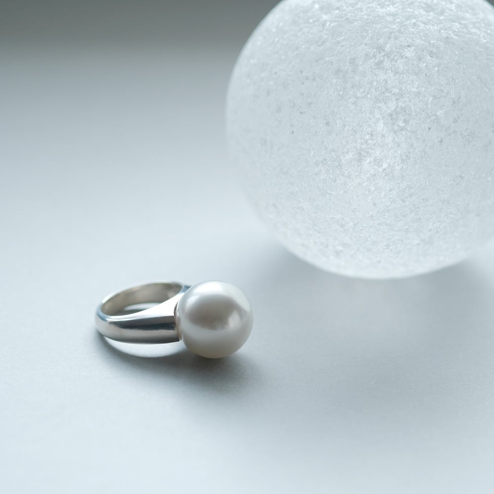 大ぶり パール リング シルバー925 | クラウドジュエリー(Cloud