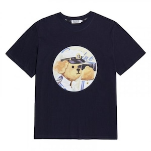 [BEYOND CLOSET] Sailor Patch Logo 1/2 T-shirt Navy 正規品 韓国ブランド 韓国ファッション 韓国代行 韓国通販 Tシャツ