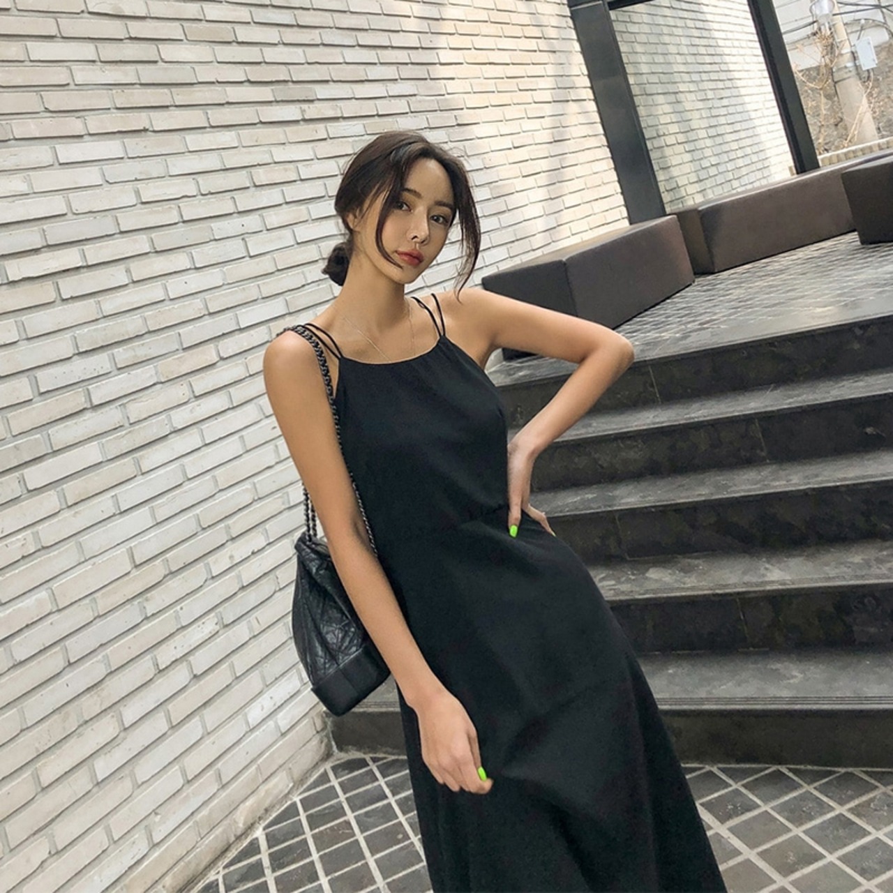 大きいサイズ レディース ノースリーブチュニックワンピース