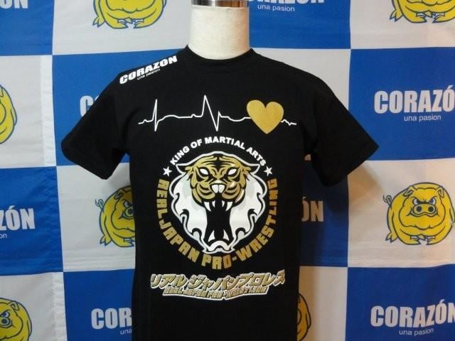 リアルジャパンプロレス✖️CORAZON Tシャツ