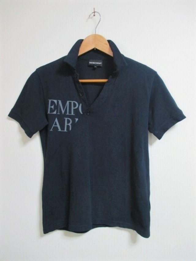 EMPORIO ARMANI エンポリオアルマーニ ビッグロゴ ポロシャツ/半袖 