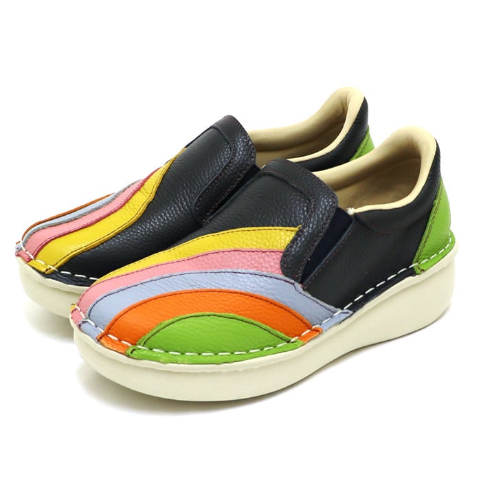 TF1804【ﾚﾃﾞｨｰｽ】Estacion～エスタシオン～・カラフルライン本革