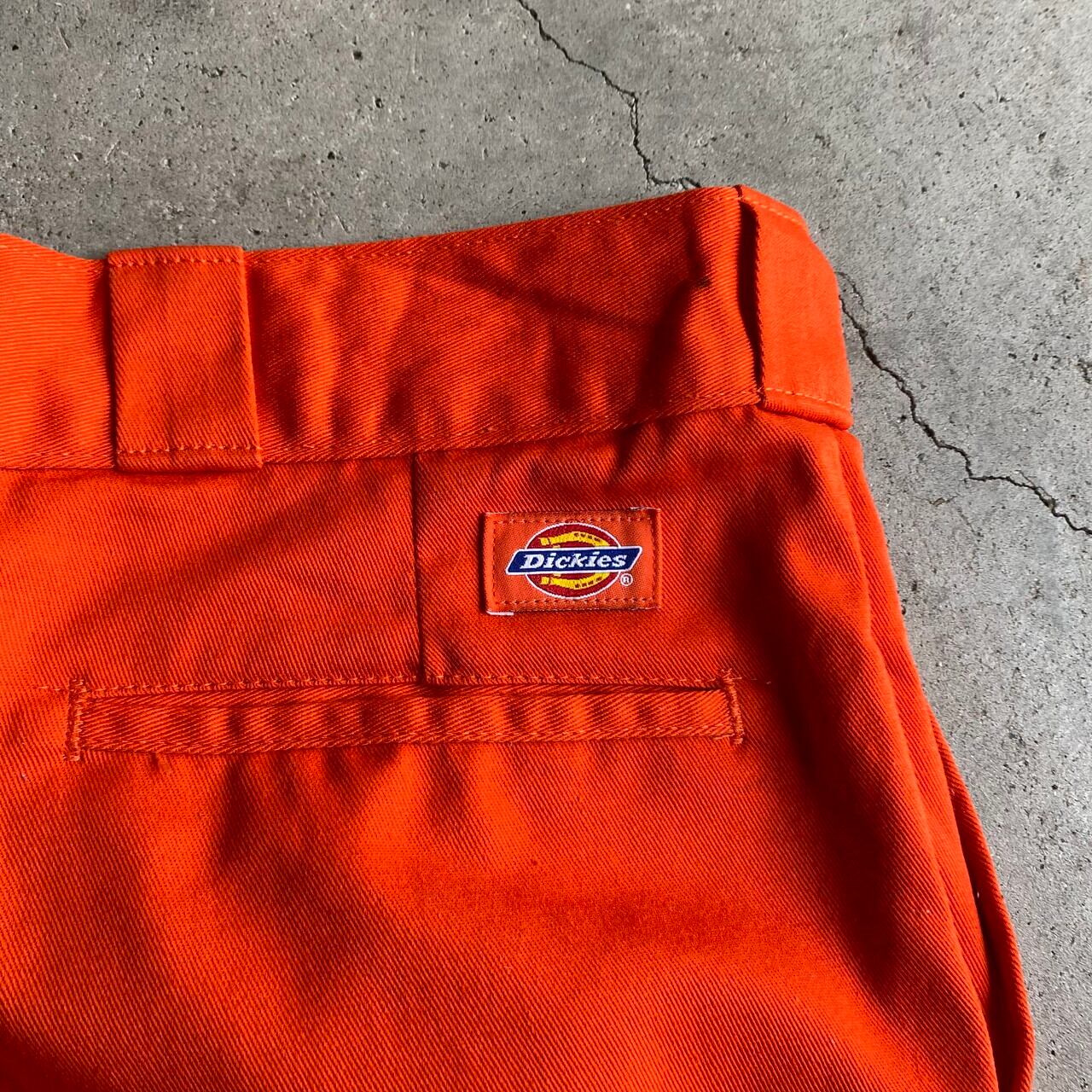 ビッグサイズ 90年代 USA製 Dickies ディッキーズ ワークパンツ メンズW38 古着 カラーパンツ 90s ビンテージ ヴィンテージ  オレンジ【ロングパンツ】 | cave 古着屋【公式】古着通販サイト