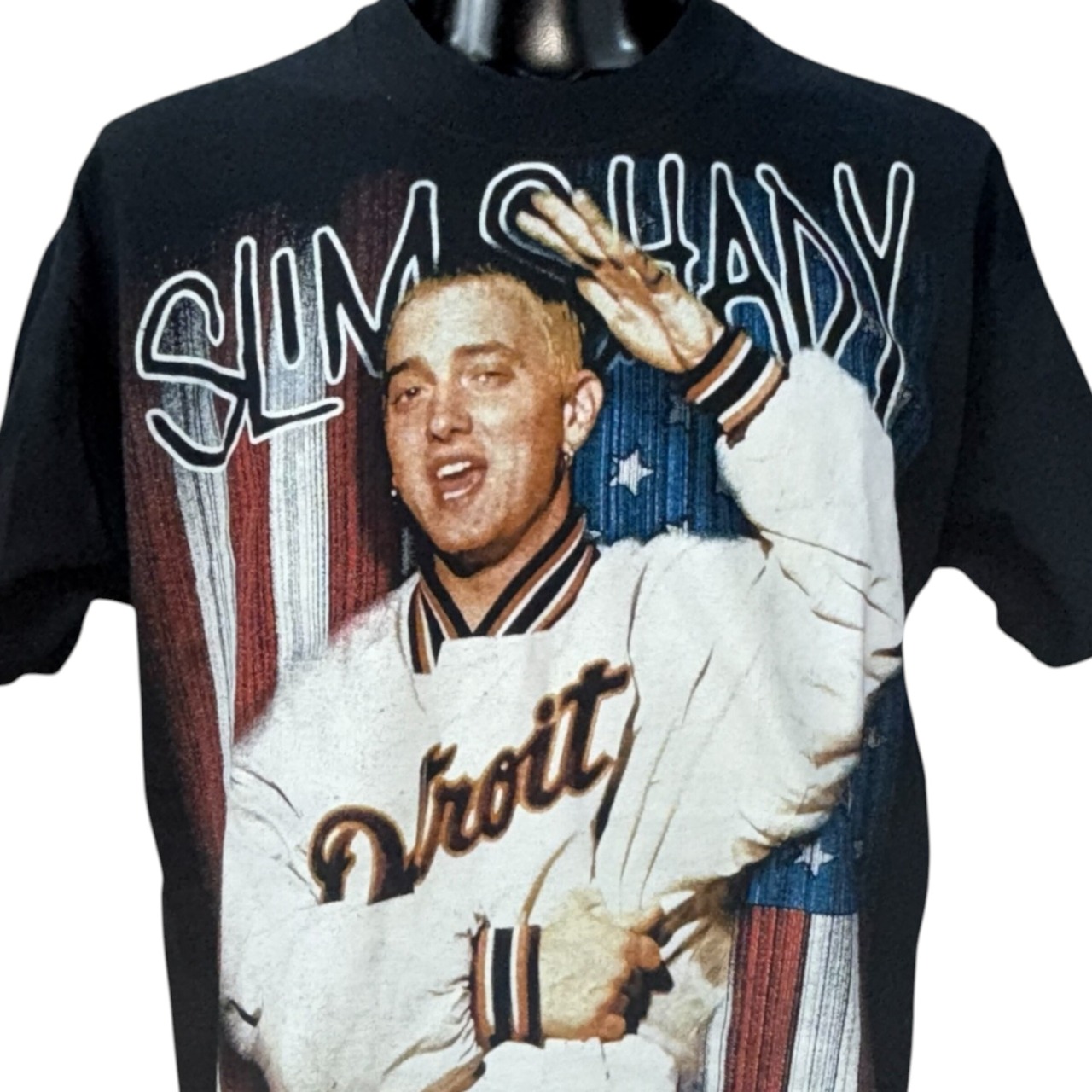 【EMINEM】エミネム "SLIM SHADY / SALUTE" 00's Vintage Tシャツ