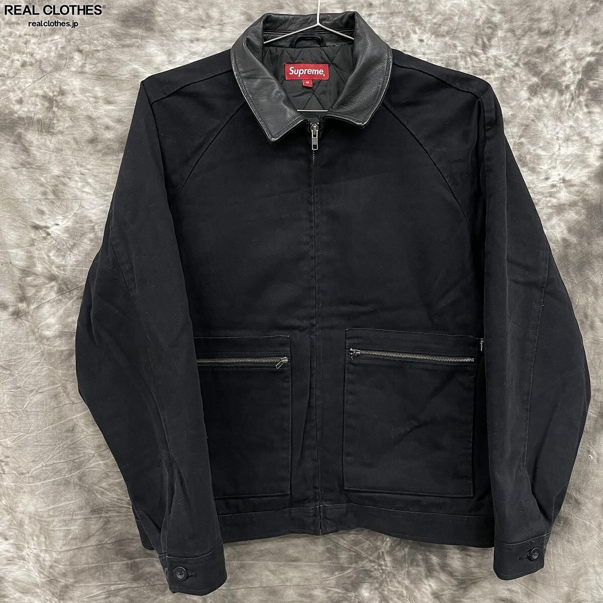 Supreme leather collar work jacket 20aw - ブルゾン