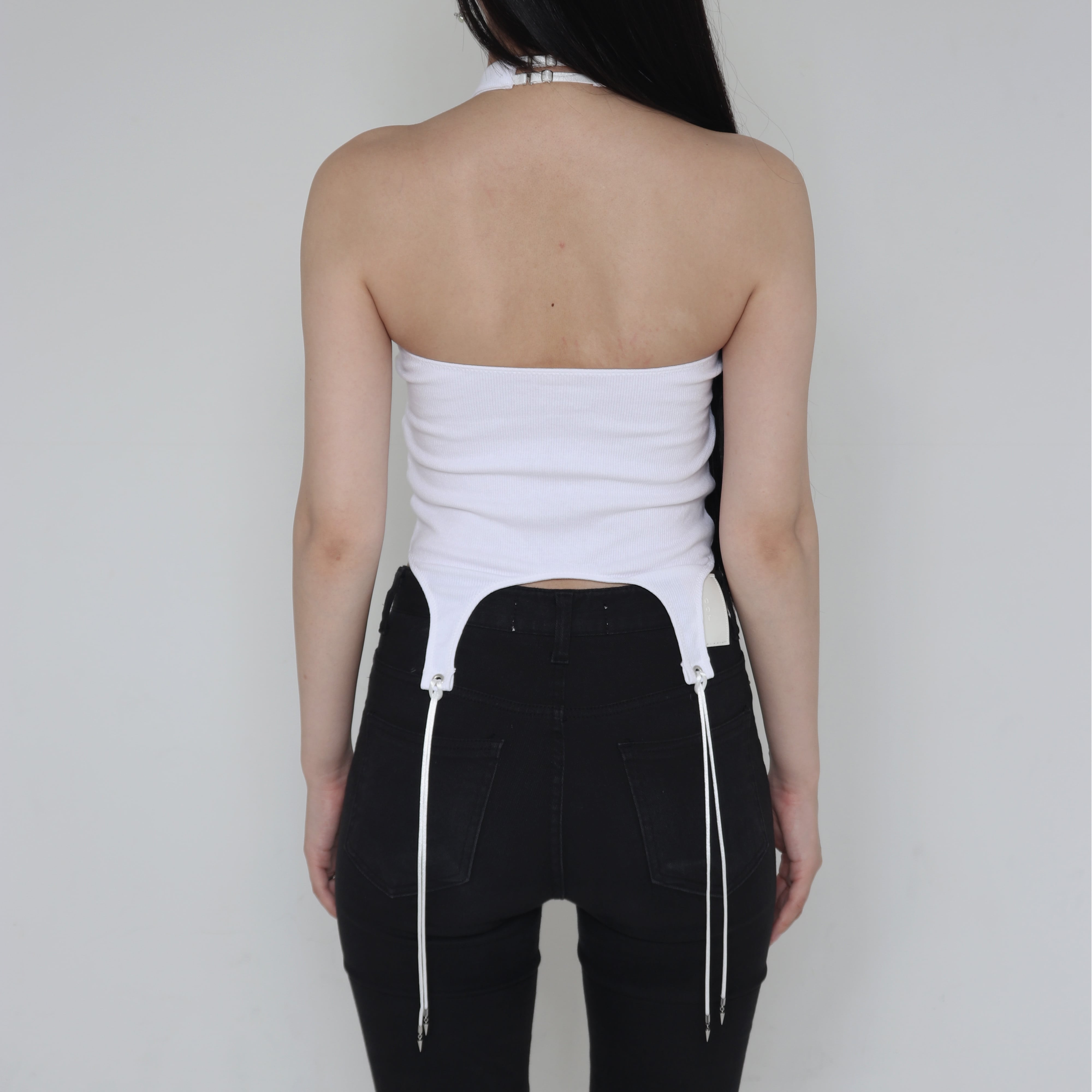 Icon garter tops -white- | SOMEICA