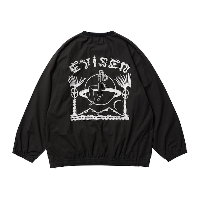 EVISEN / LEVITATION WIND SHIRT / BLACK