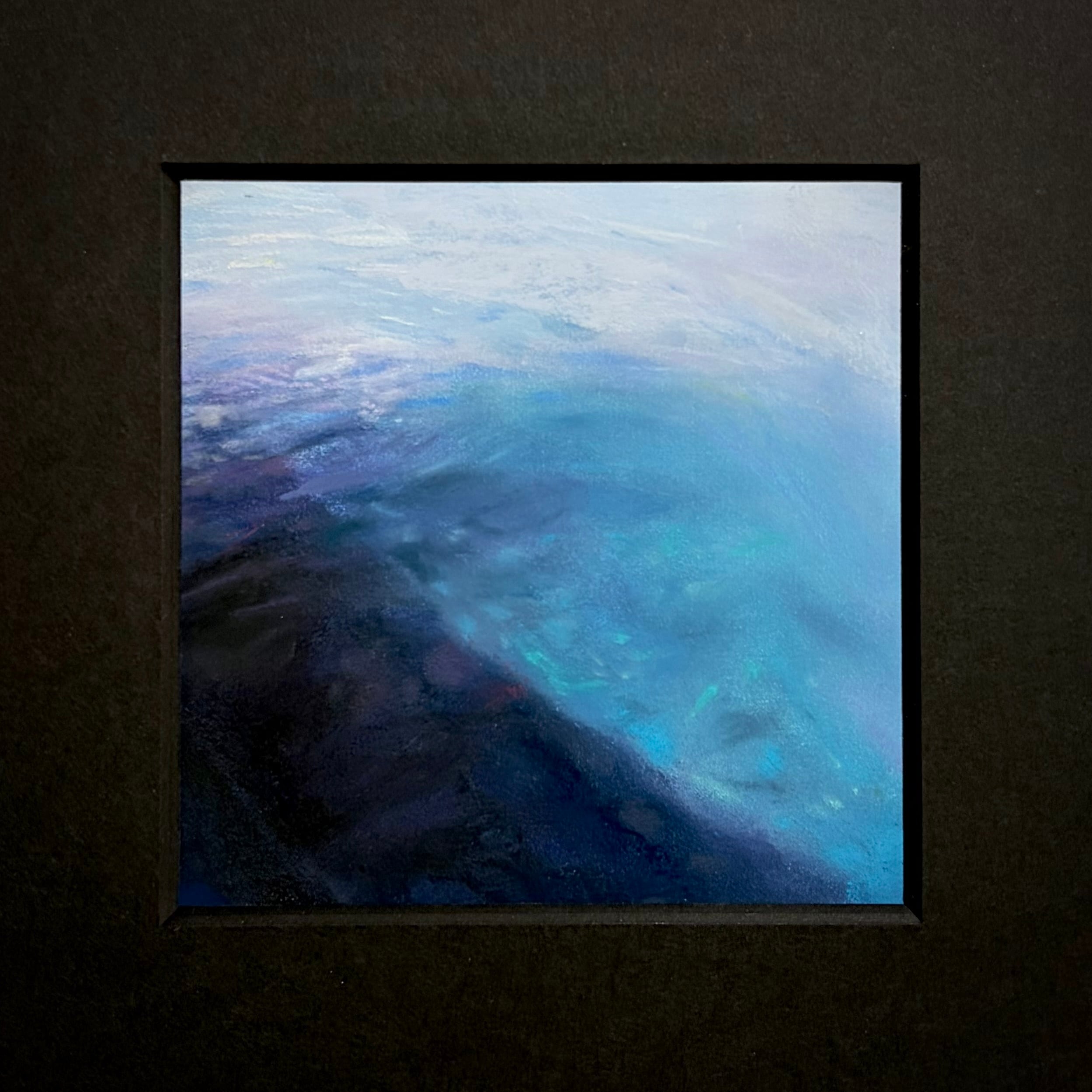 towa sea gallary 海 原画 海のカタチ 一点もの 絵画 額入り 橋の上から【原画】 | towa sea gallery