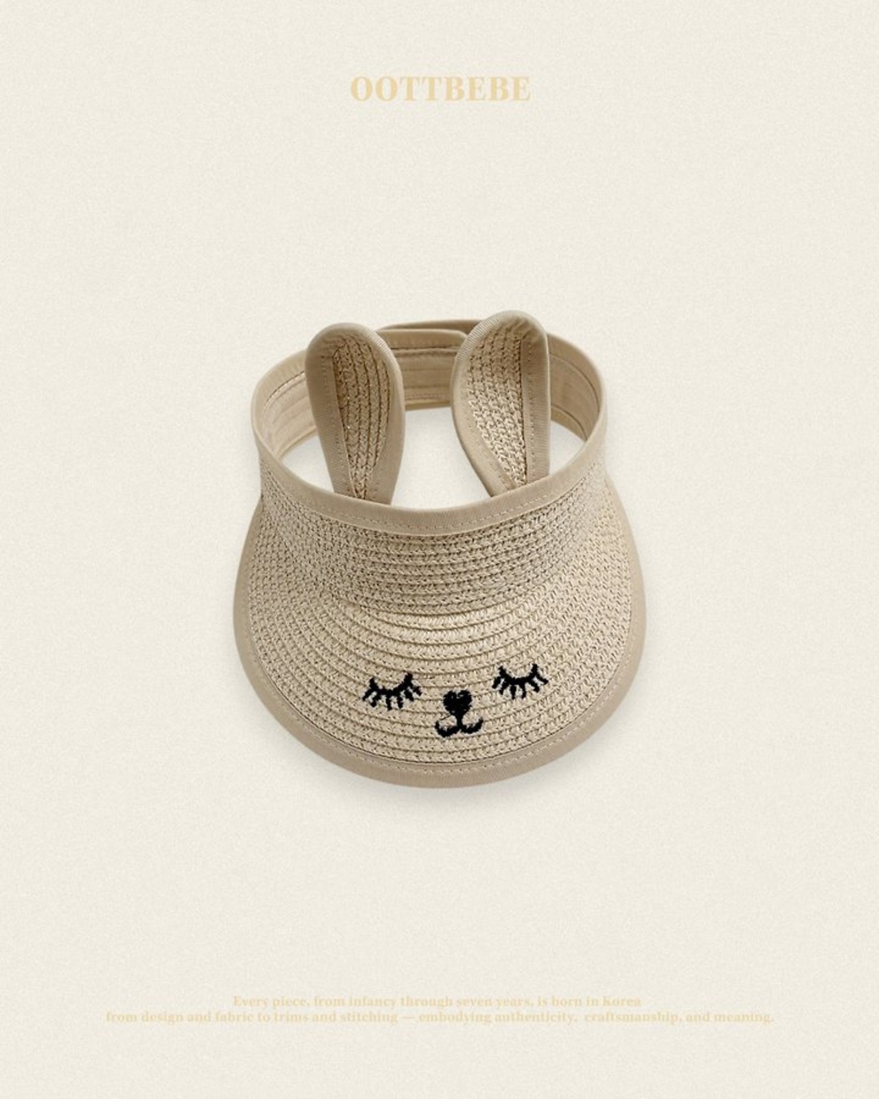 [oottbebe] Rabbit Sun Cap / [오뜨베베] 래빗썬캡