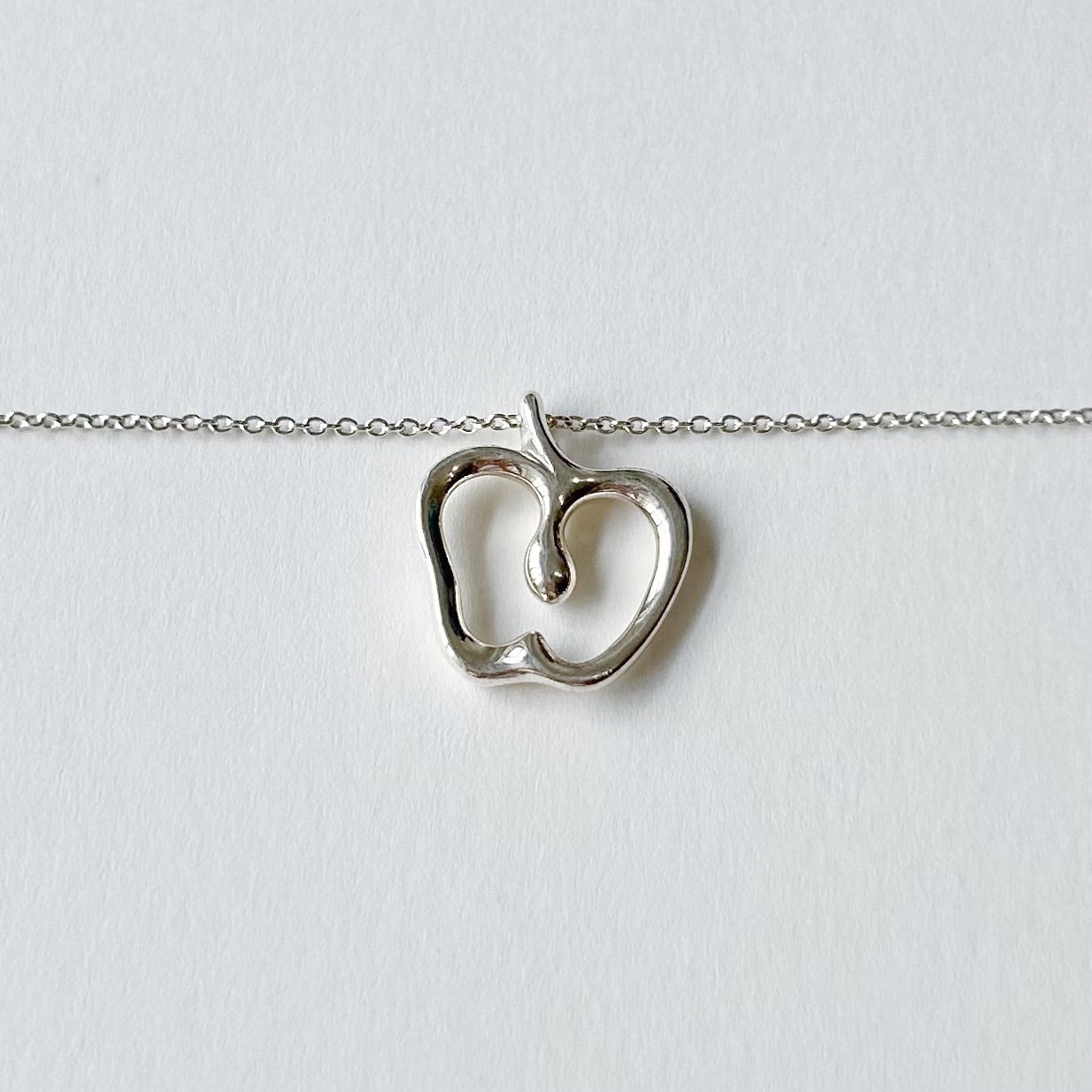 T7031】Tiffany&Co. apple necklace/silver925/ティファニー