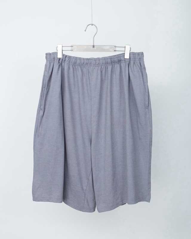 "KING SIZE" baggy silhouette sweat short trousers