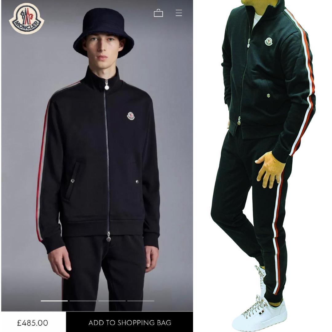 ☆未使用・本物保証☆MONCLER トラックジャケット ジャージ上 M ブラック