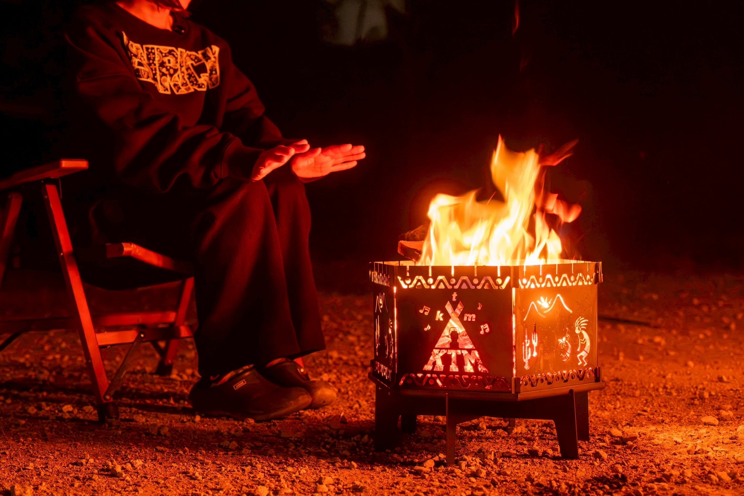 25thツアーロゴ焚き火台 ～KTM CAMP × ENRICHコラボ～ | ココペリ