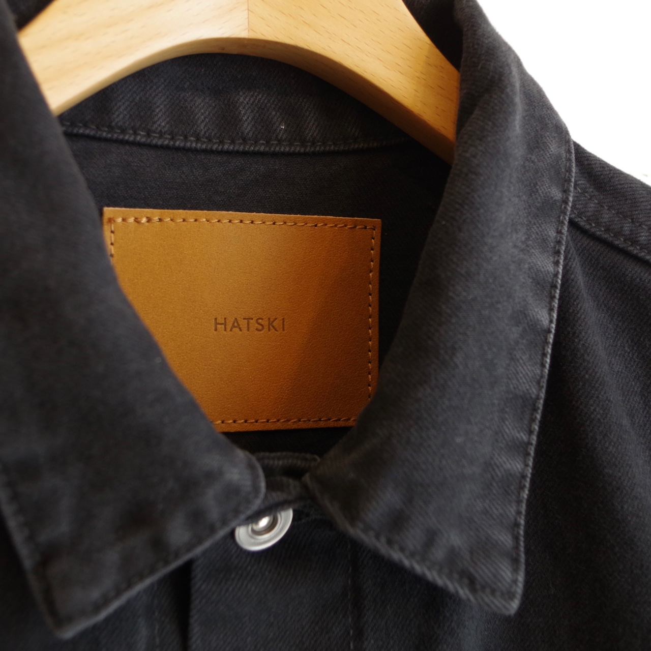 HATSKI Denim07 Box Pocket Denim Jacket Fade Black
