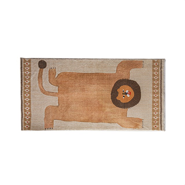 ウォーム ライオン ミニラグ 80 x 160