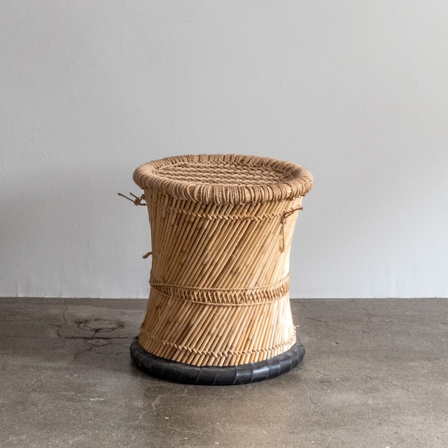 再入荷 JUTE STOOL インドのジュート(麻)とヨシ(葦)のスツール03