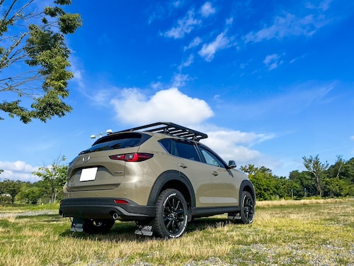 CX-5 KF系 LINE-X塗装済・純正OPリアアンダーガーニッシュ