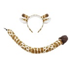 予約 コスプレ小物 アニマル耳カチューシャ＋尻尾セット ライオン ウシ キリン 動物 どうぶつ 仮装 学園祭 ハロウィン パーティー イベント 文化祭 男女兼用 かわいい 面白い コスチューム アクセサリー 小物 セットアップ k15010