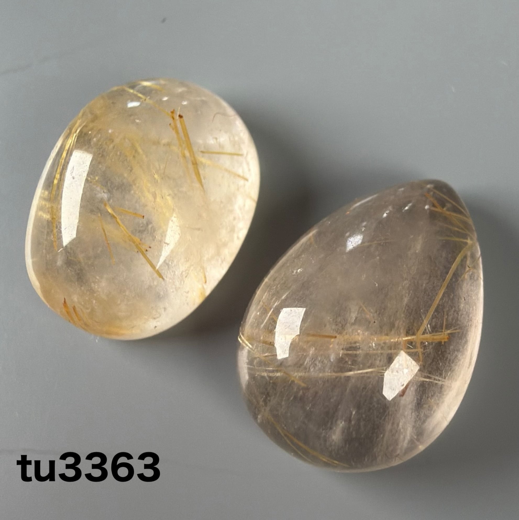 ルチルクォーツ 21ミリ ルース Tu1668 | 天然石の詩