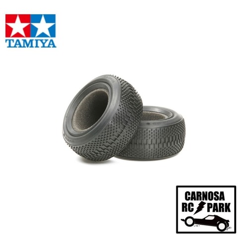 【TAMIYA タミヤ】4駆前輪 デュアルブロックタイヤ K ［OP-1185］
