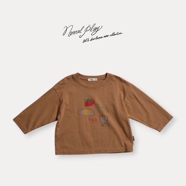 【予約/送料無料】normalplay / Egg Long-Sleeve T-Shirt