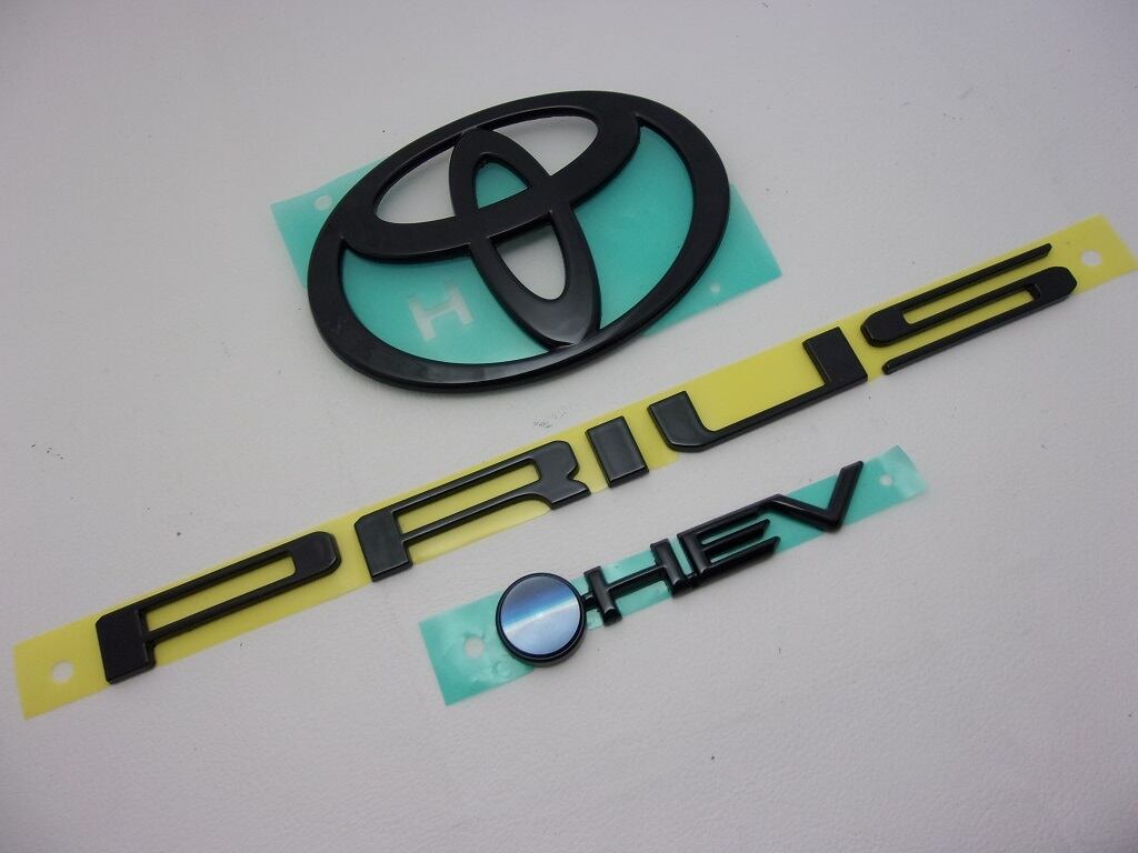 60系プリウス ( PRIUS ) カラーNO202ブラックエンブレム フロント&リア