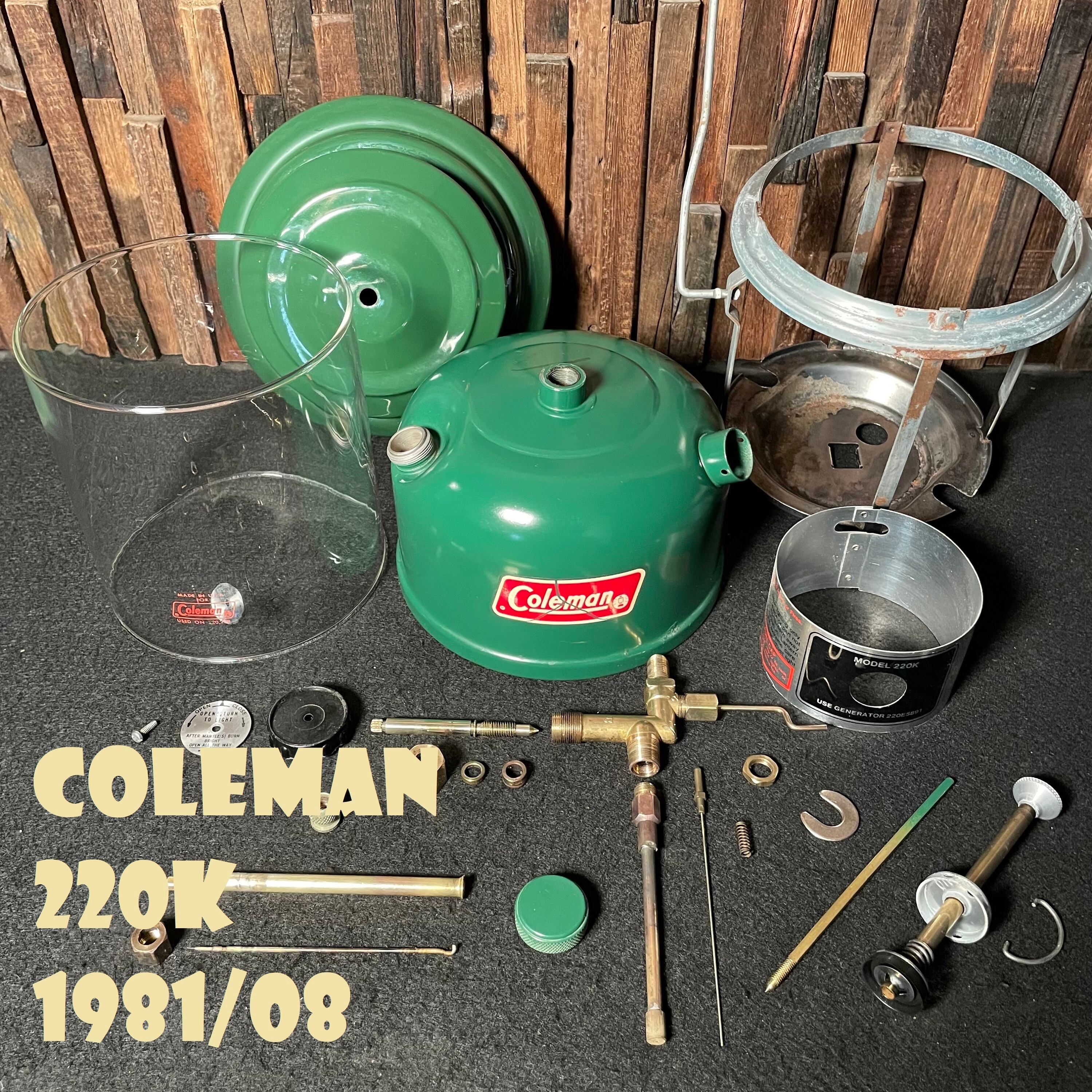 コールマン 220K 1981年8月製造 ツーマントル ランタン COLEMAN