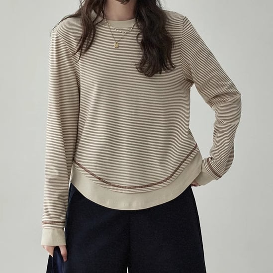 ラウンドネックプルオーバー M0781