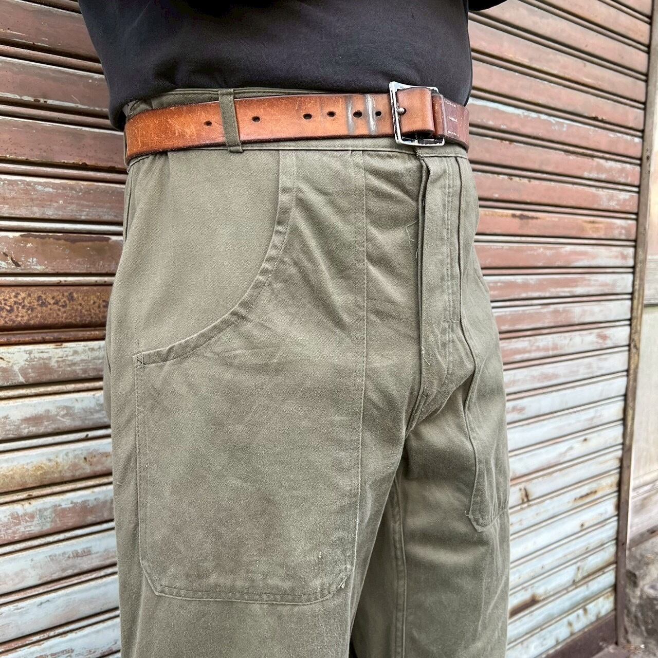 Germany ドイツ ヴィンテージ ベイカーパンツ 48表記 W98cm ミリタリー
