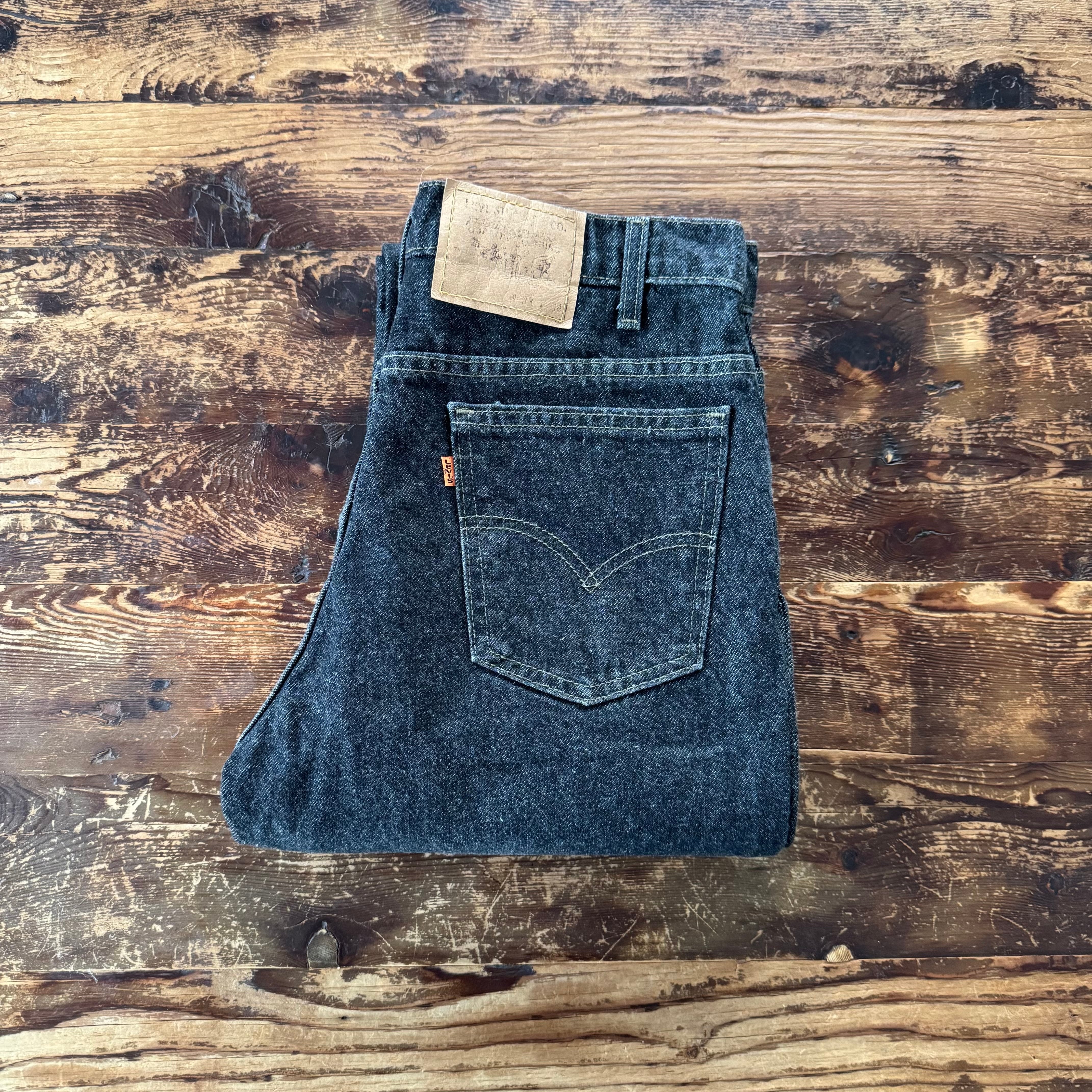 Vintage "Levi's 517" Black jeans made in USA/W33