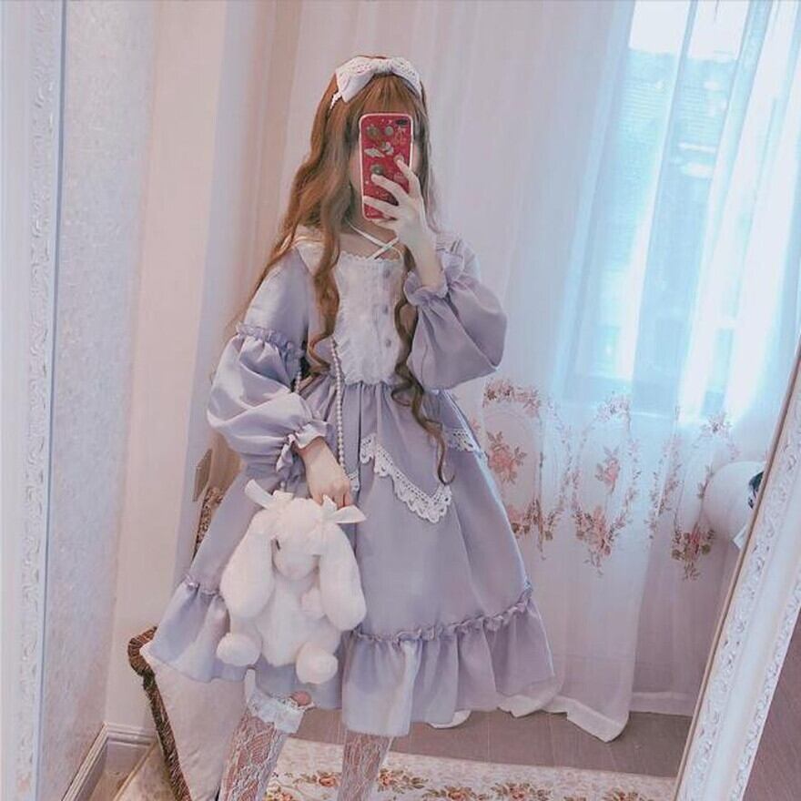 クラロリ レトロ クラシカル ガーリー ガーリー ストリート系量産型