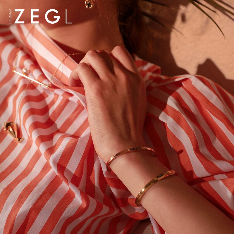 ZEGL】バングル 韓国アクセサリー レディース ブレスレット 金属 ZEGL】バングル 韓国アクセサリー レディース ブレスレット 金属