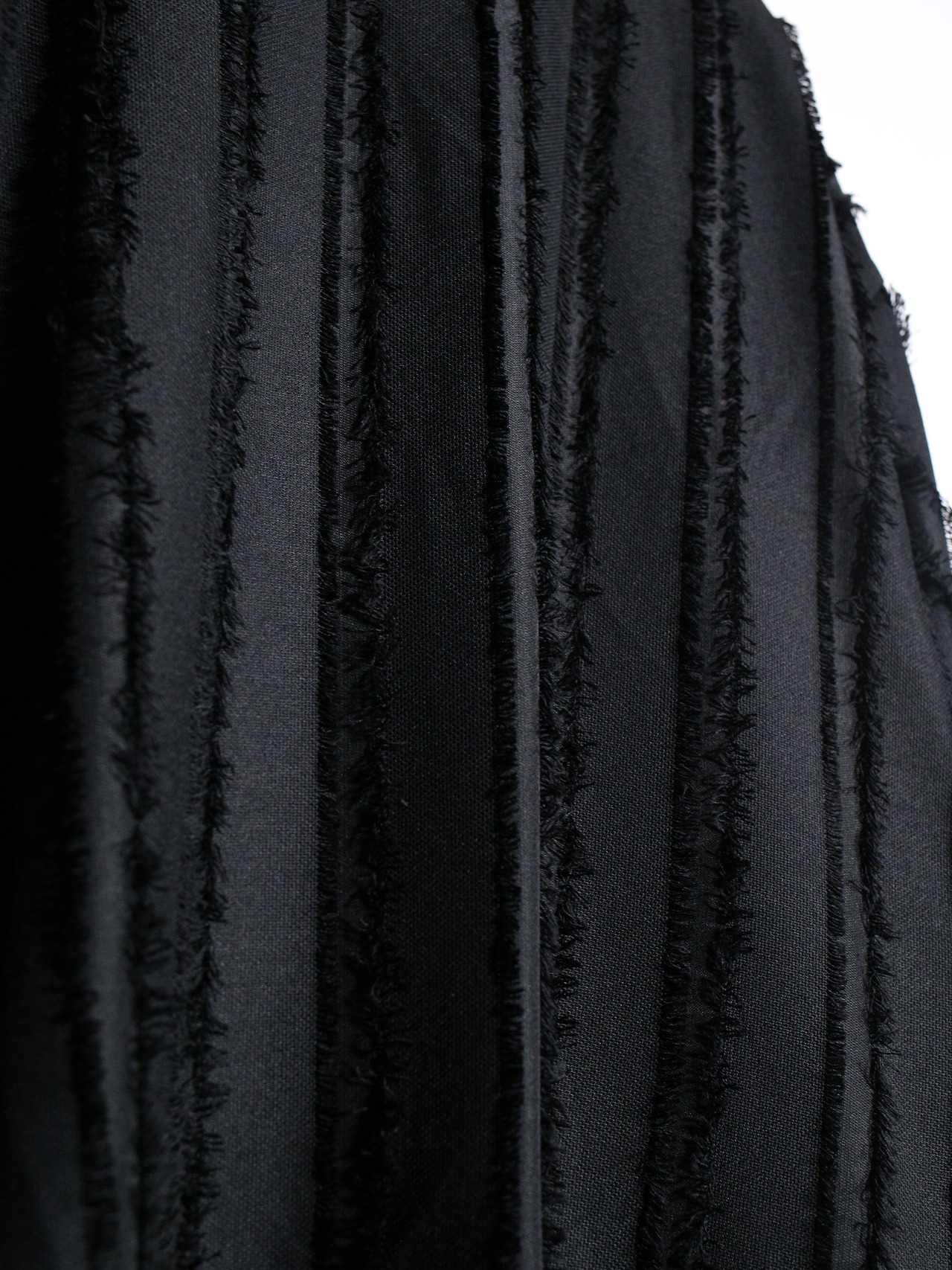 XXL fringe stripe open collar shirt - 15