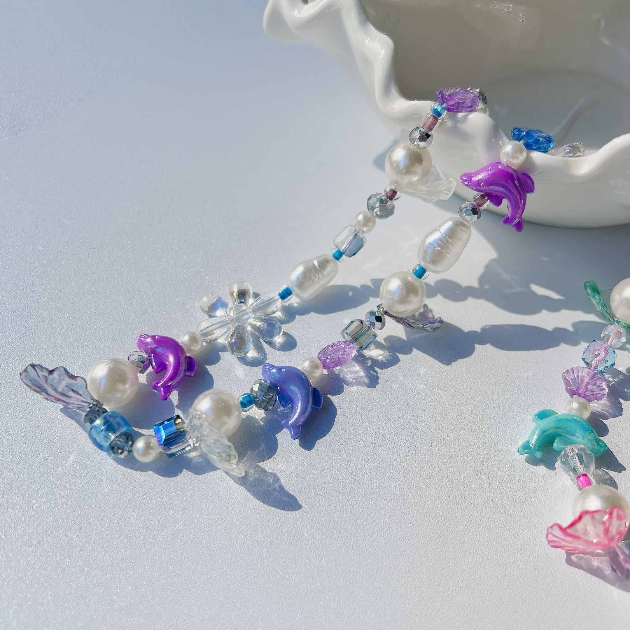 ひーちゃん専用 ꒰ fancymade ꒱ dolphin phone strap【SR-0186】 | fancypods 팬시폿즈