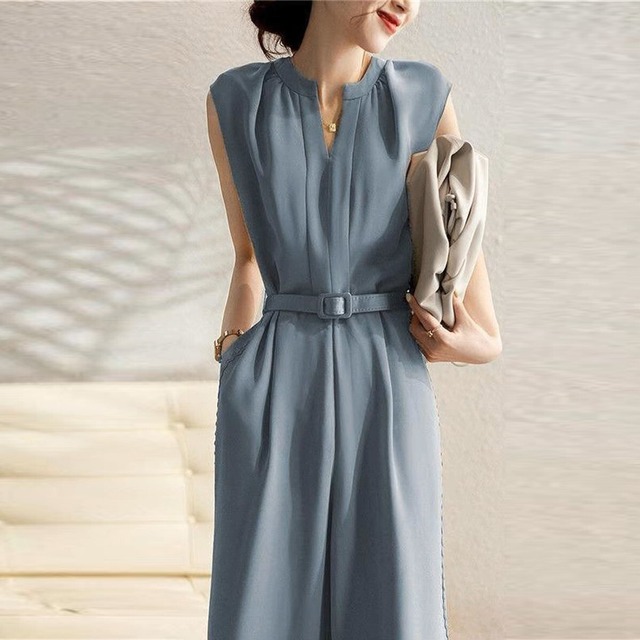 【set】OL、通勤オールインワン　M22091