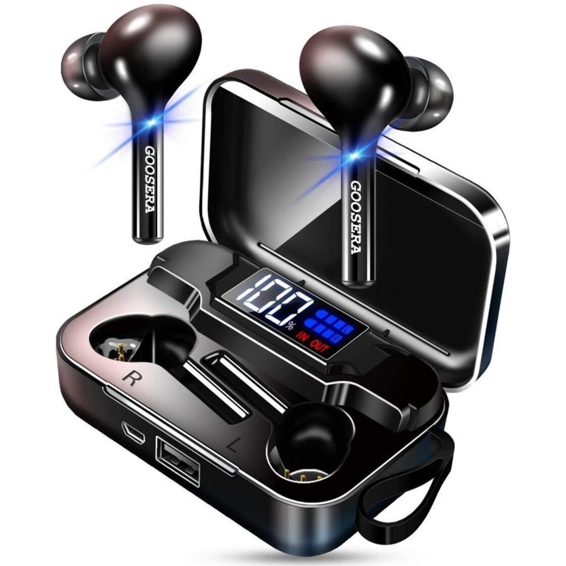 ワイヤレスイヤホン bluetooth 5.0 iPhone android 対応 高音質 IPX7 